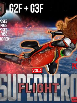 116912 姿态 超级英雄 SuperHero Flight for G2F & G3F Volume 2 by Griffi