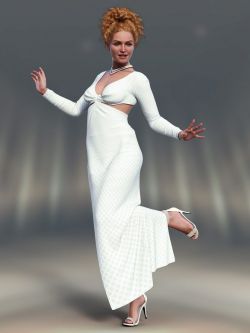88857 服装 dForce Hollywood Style Outfit for Genesis 9