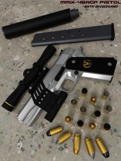 44001 道具 武器 MMX-45ACP Pistol with Accessories