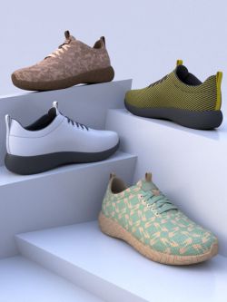 82750 鞋子 HL Comfort Sneakers for Genesis 8 and 8.1 Females