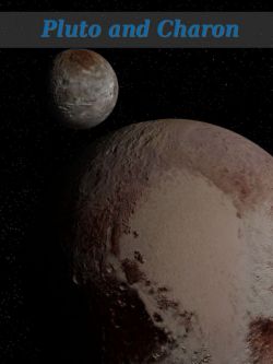67181 场景 冥王星和卫星 Pluto and Charon