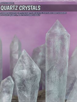 111299 道具 纹理 Photo Props: Quartz Crystals