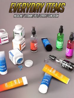 135402 道具 药品 Everyday Items - Tube, Spray, Pills