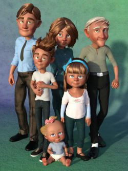 36201 卡通人物 FSL Extended Family Shapes for Toon Generations 2
