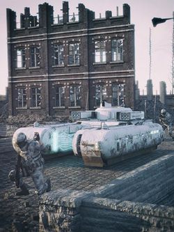 88349 道具 科幻坦克 Sci-Fi Military Tank T69