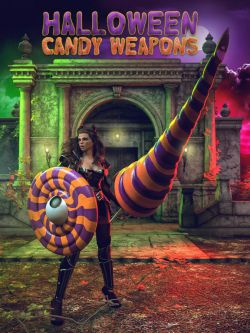 72989 万圣节糖果武器  Halloween Candy Weapons for Genesis 8