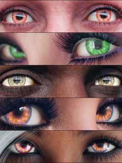 89426 眼睛纹理 MMX Beautiful Eyes Set 13 for Genesis 9