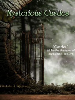 107738 2D背景 Mysterious Castles Backgrounds