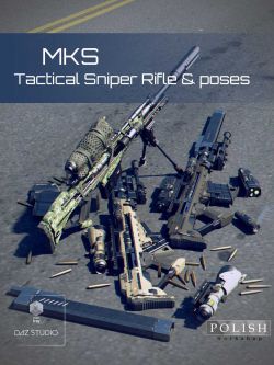 33511 道具 狙击步枪 MKS Tactical Sniper Rifle and Poses
