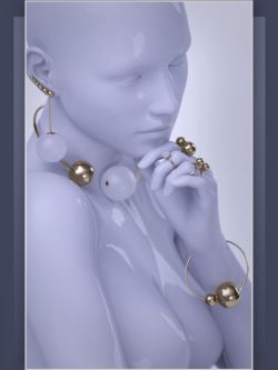 37847 首饰 珠宝 ES Sphaerae Jewelry Vol.1 for Genesis 3 Female