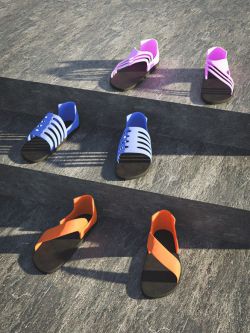 93588 鞋子 时尚凉鞋 Stylish Sandals for Genesis 9