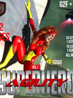 116957  姿态 超级英雄 SuperHero Agility for G2F & G3F Volume 1
