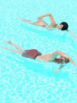 70329 动画 自由式游泳循环 Free Style Swim Cycle for Genesis 8 Male(s...