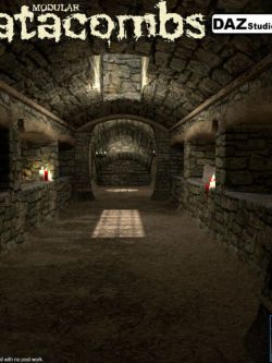 153828 场景 地下墓穴 Modular Catacombs for Daz