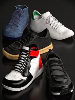 80212 鞋子 Sneaker Selection for Genesis 8 Male and Michael 8.1