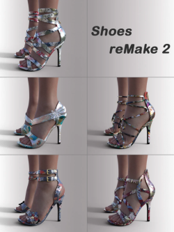 82394 鞋子  Shoes ReMake 2 for Genesis 8.1 Females