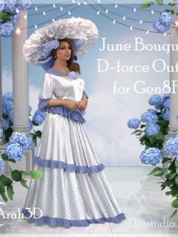 160050 服装 Arah3D June Bouquet D-force Outfit for GF8